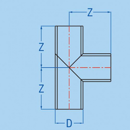 CHỮ T 90 ĐỘ - PHỤ TÙNG GIA CÔNG TỪ ỐNG