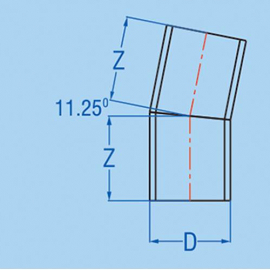 CO 11,25 ĐỘ - PHỤ TÙNG GIA CÔNG TỪ ỐNG