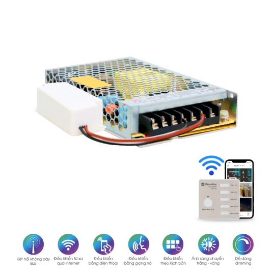 Bộ driver LED dây thông minh LD01 bluetooth 7W