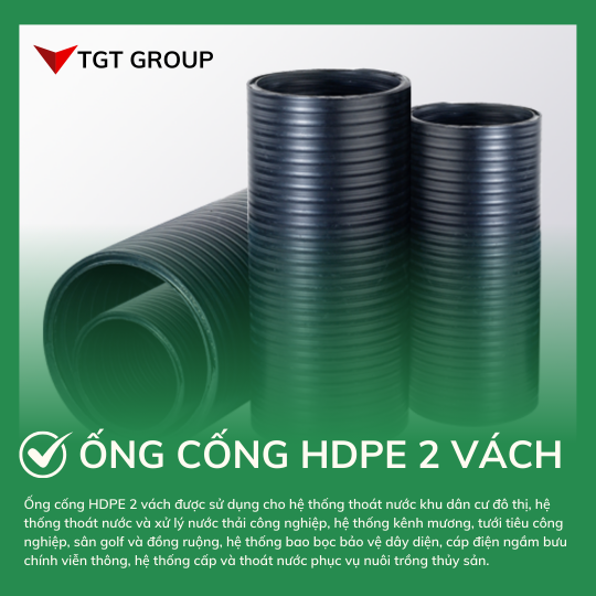 Ống cống HDPE 1 vách & 2 vách