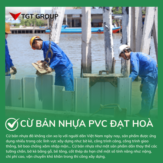 Cừ Bản Nhựa PVC Sản phẩm mới Đạt Hòa